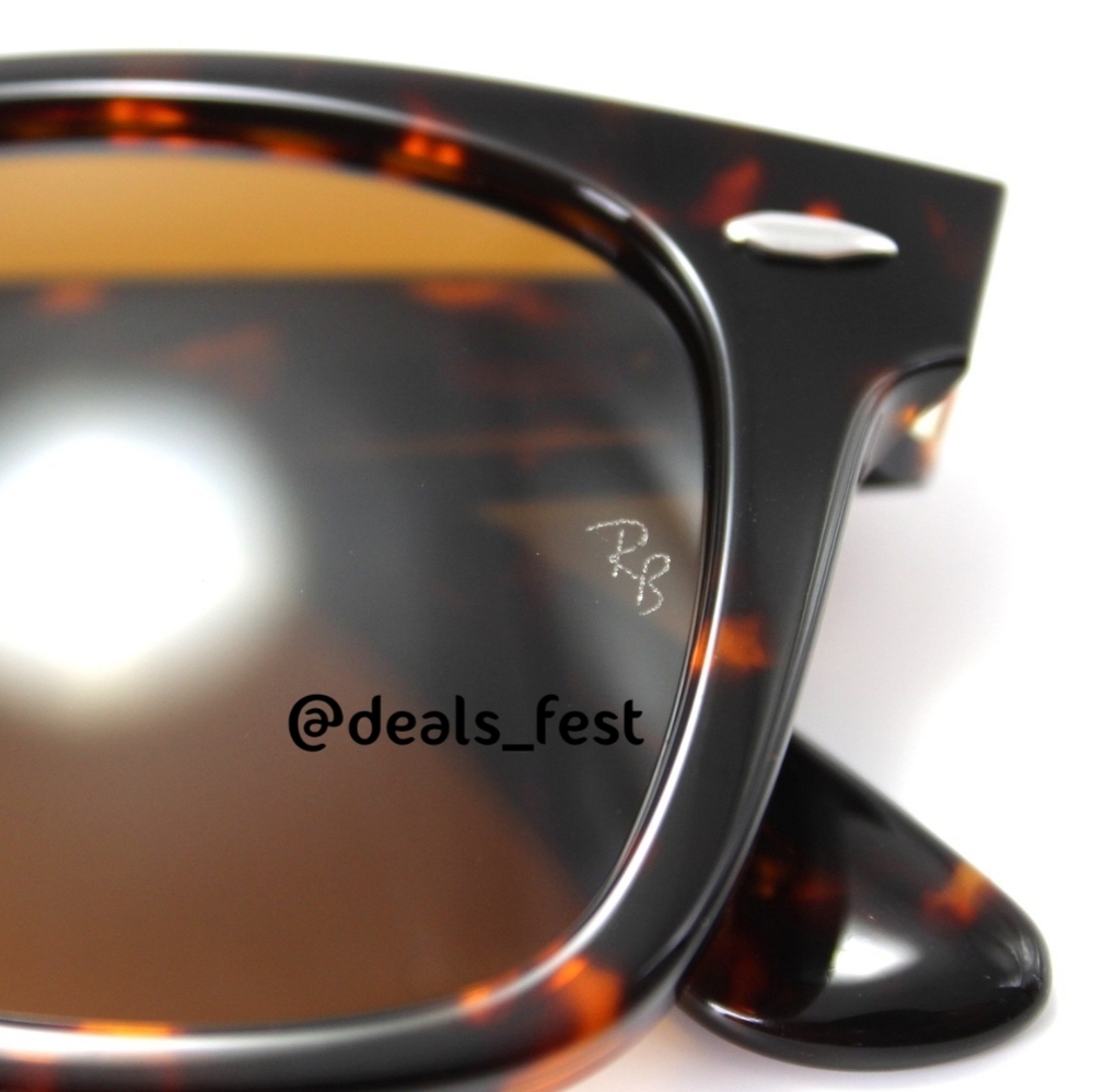 Model Display Ray-Ban Wayfarer Brown Tortoise RB2140 - Picture 12 of 16